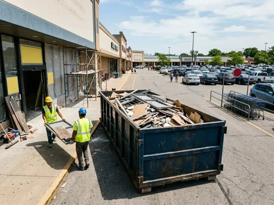 retail-store-renovation-debris-003 — frequently asked questions, Roll-off Dumpster Rentals in California, MD
